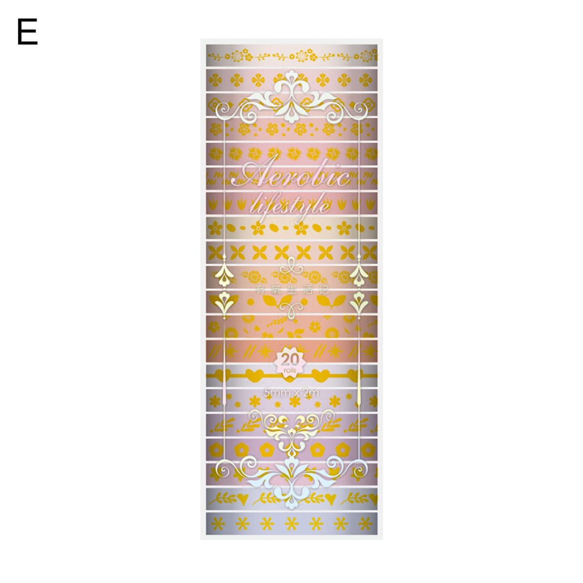 20 Rolls Decorative Washi Tape Photo Album Masking Tape E