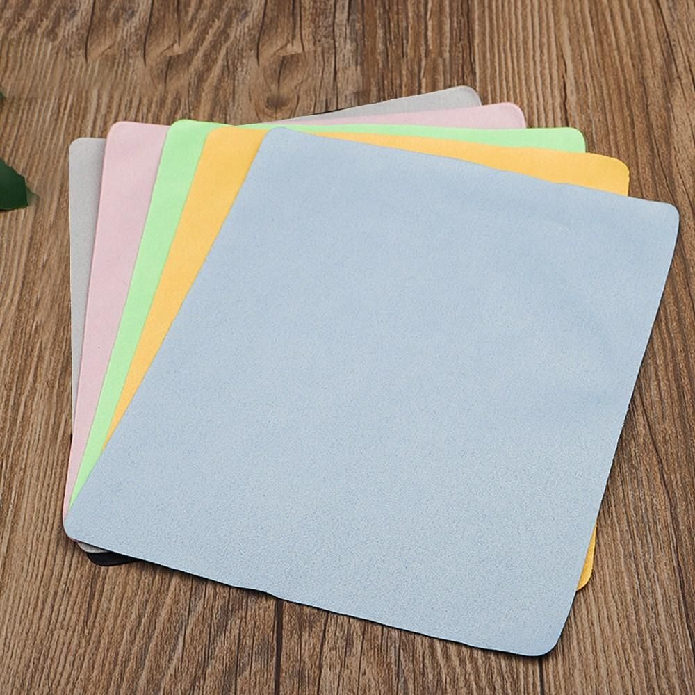 5Pcs Soft Chamois Glasses Cleaner Eyeglasses Fine Fiber