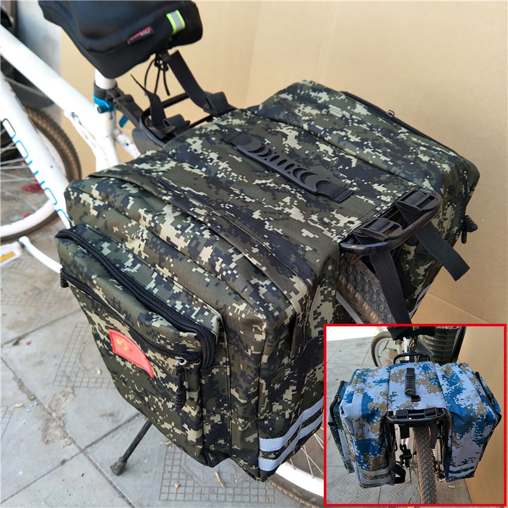 35l Bicycle Camouflag Rear Seat Bag Mountain Bike