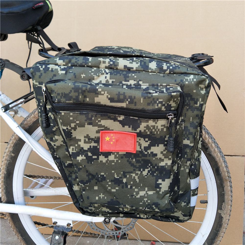 35l Bicycle Camouflag Rear Seat Bag Mountain Bike