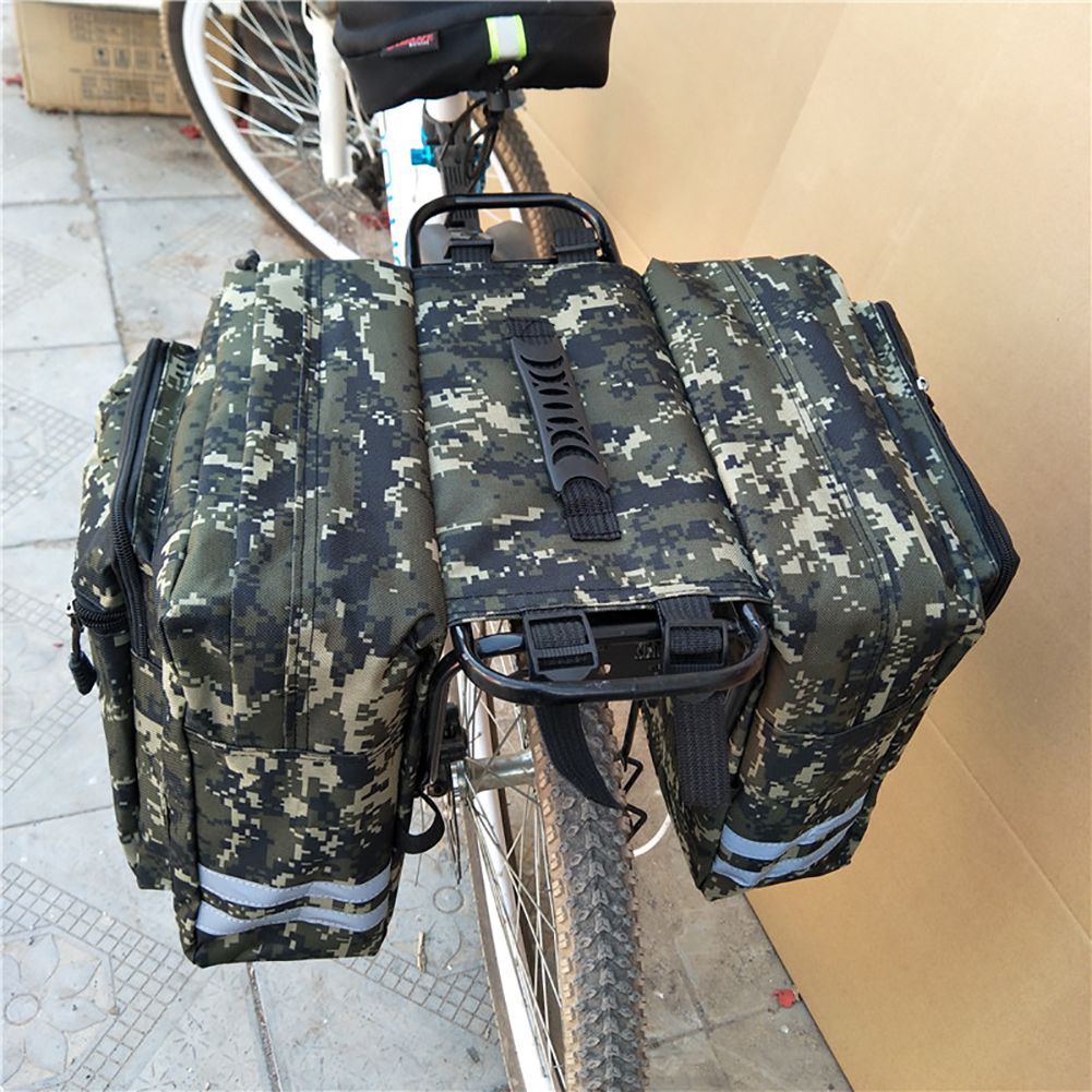 35l Bicycle Camouflag Rear Seat Bag Mountain Bike