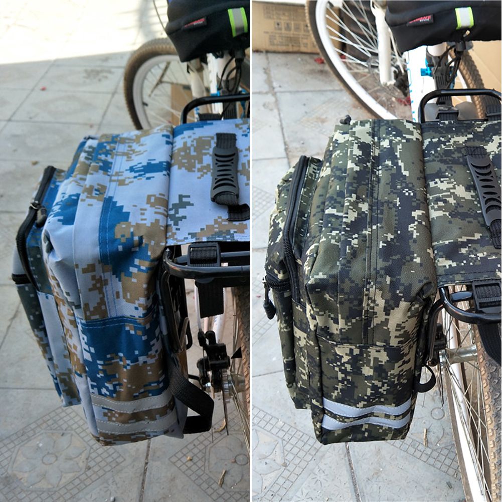 35l Bicycle Camouflag Rear Seat Bag Mountain Bike