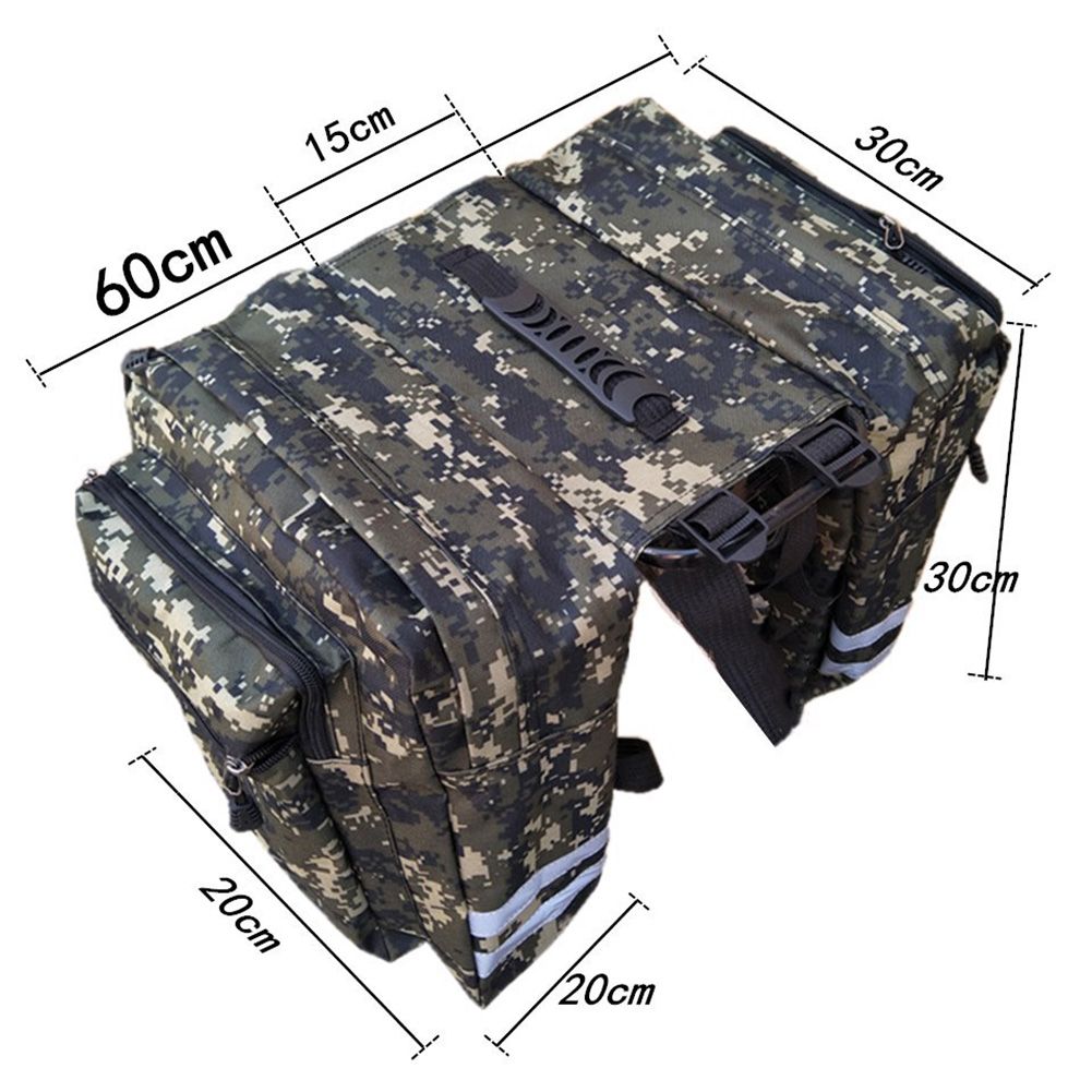 35l Bicycle Camouflag Rear Seat Bag Mountain Bike