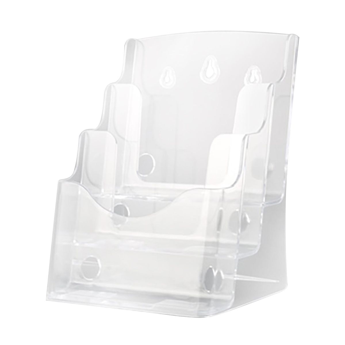 Acrylic A4 Document Holder Acrylic 3-tier Brochure Holder for Flyers