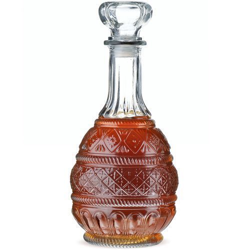 Vintage Glass Carafe Decanter Wine Liquor Bottle.