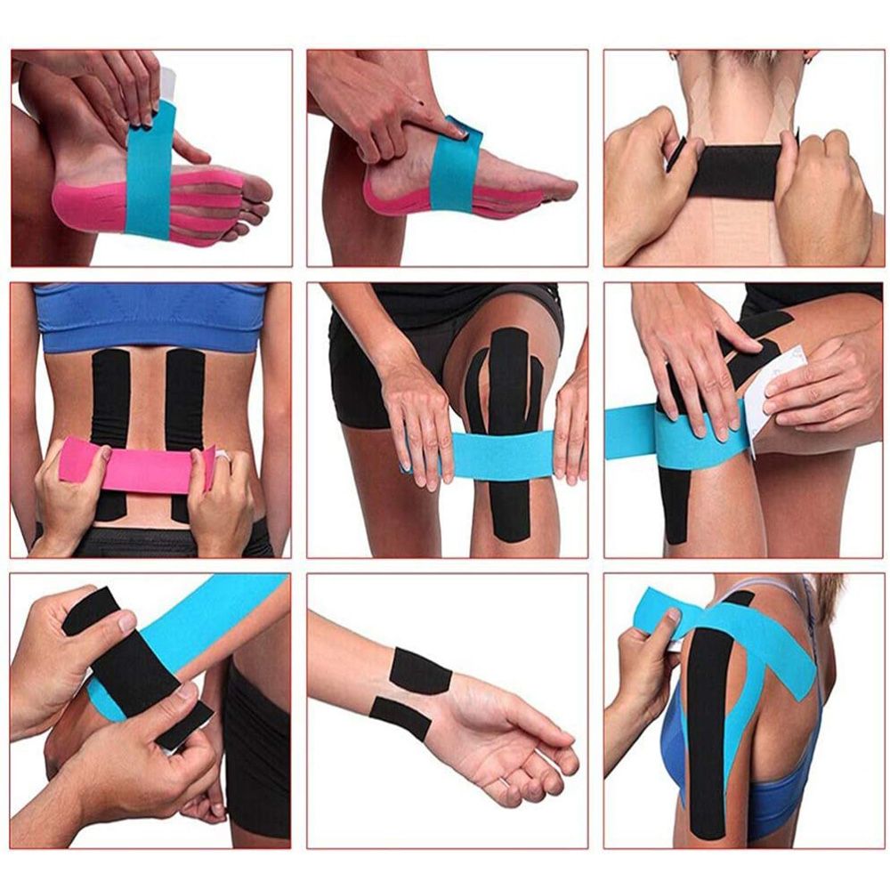 2 Rolls Kinesiology Tape Fitness Recovery Sports Bandage