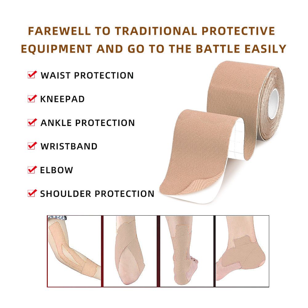 2 Rolls Kinesiology Tape Fitness Recovery Sports Bandage