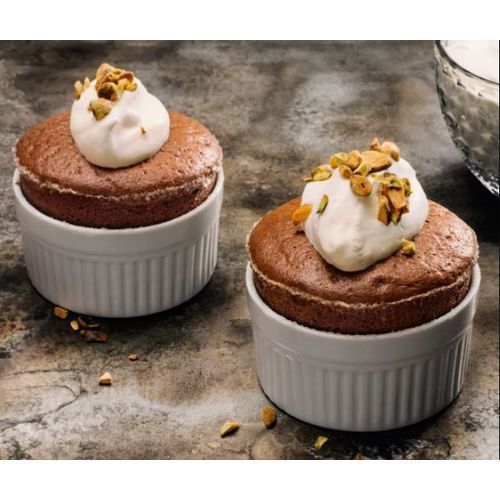Ceramic Ramekin Souffle Cup For Baking & Serving X 2