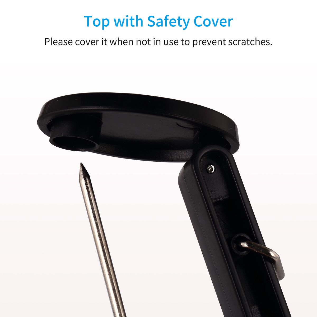KW-trio Desk Receipt Holder Spike Stick With Hook Safety