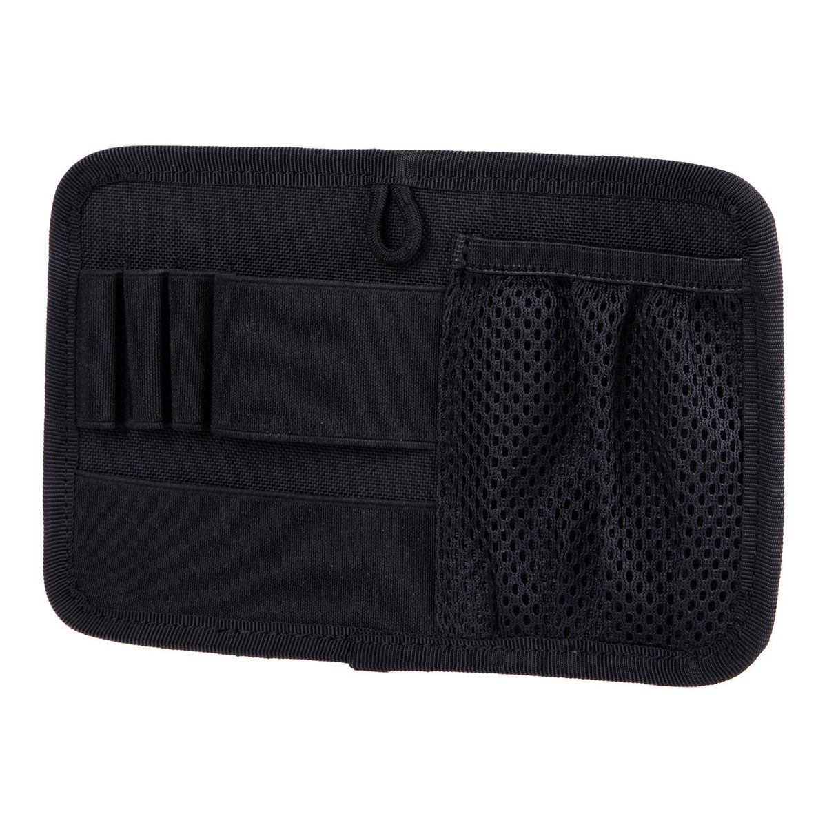 Space-saving Storage Pouch Organizer Expandable Tool Bag with Mesh Black