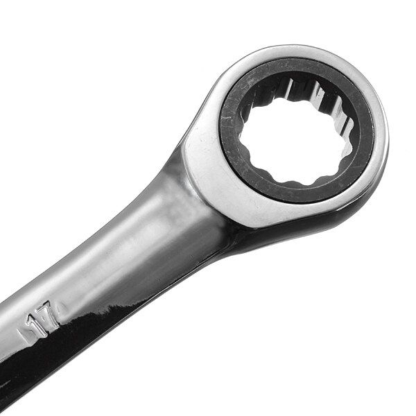 5 Sizes Stubby Combination Ring Open End Ring Ratchet Spanner Wrench 17mm Seventeen