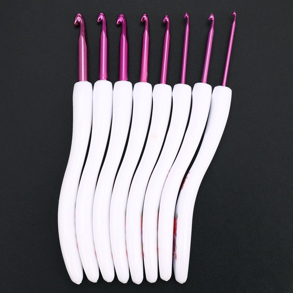Plastic Handle Aluminum Crochet Hooks Set Knitting s