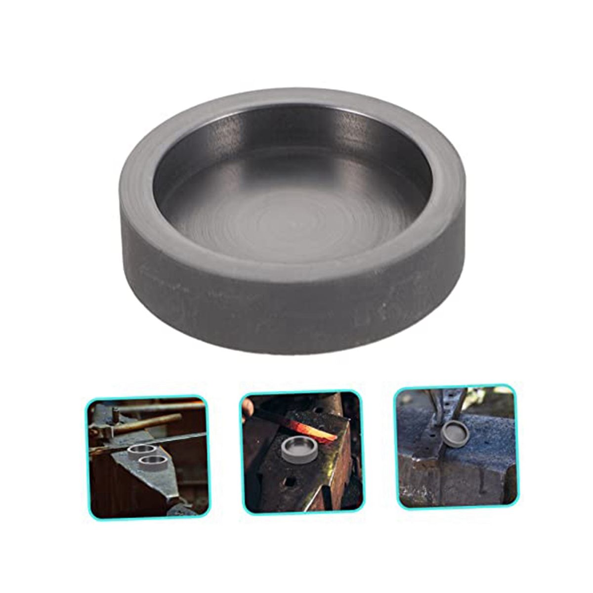3Pcs Graphite Tank Circle Stencils Ingot Molds for