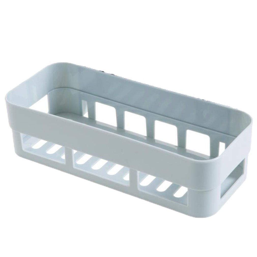PP Practical Home Kitchen Bathroom Basket Shelf Storage Rack Wall Mounted