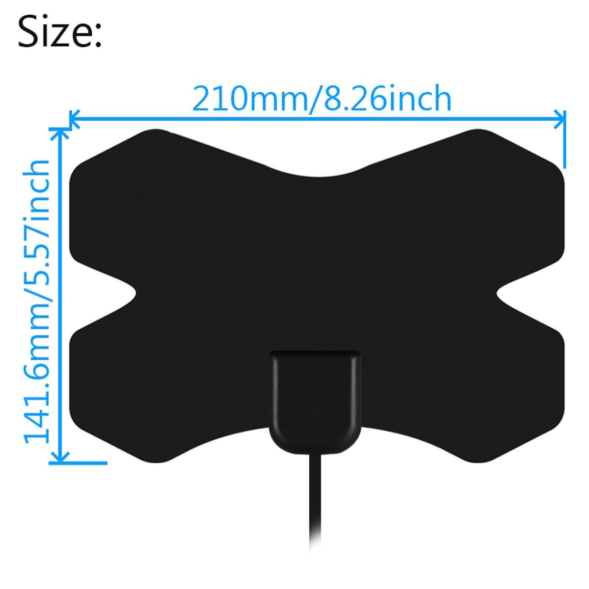 High Gain HDTV DTV Box Digital TV Antenna 150 Miles
