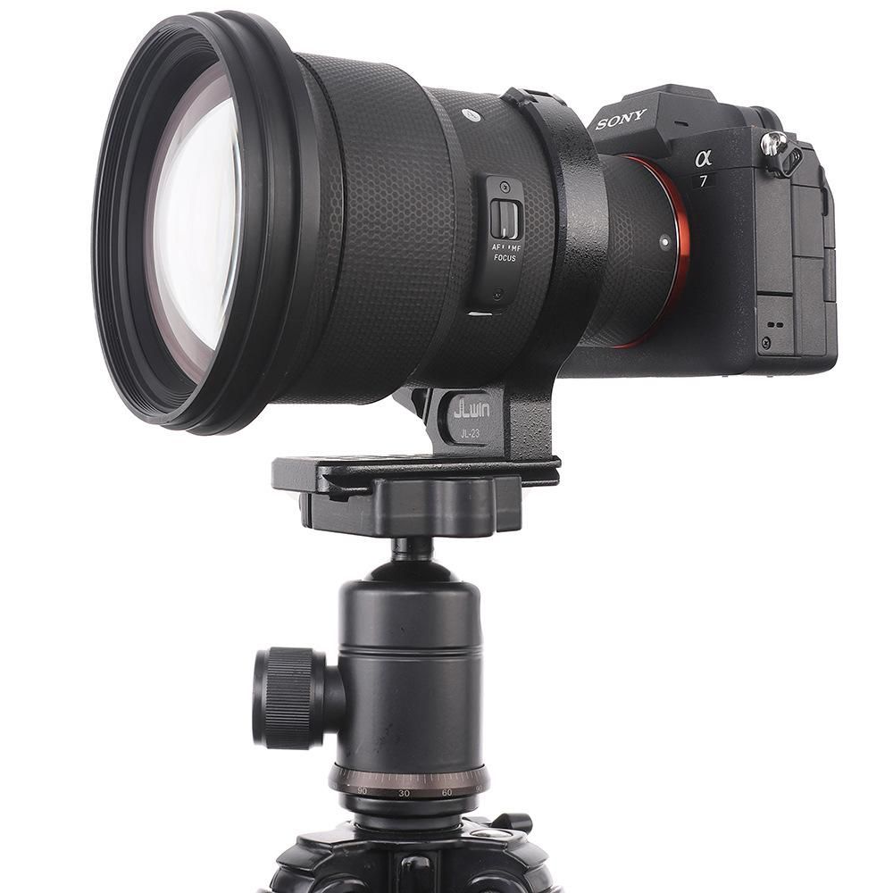 JLwin JL-23 82mm Tripod Mount Ring with 80mm Quick Release Plate 1/4in & 3/8in Threaded Holes Compatible with SIGMA 100-400mm/ 105mm F1.4DG HSM Lens