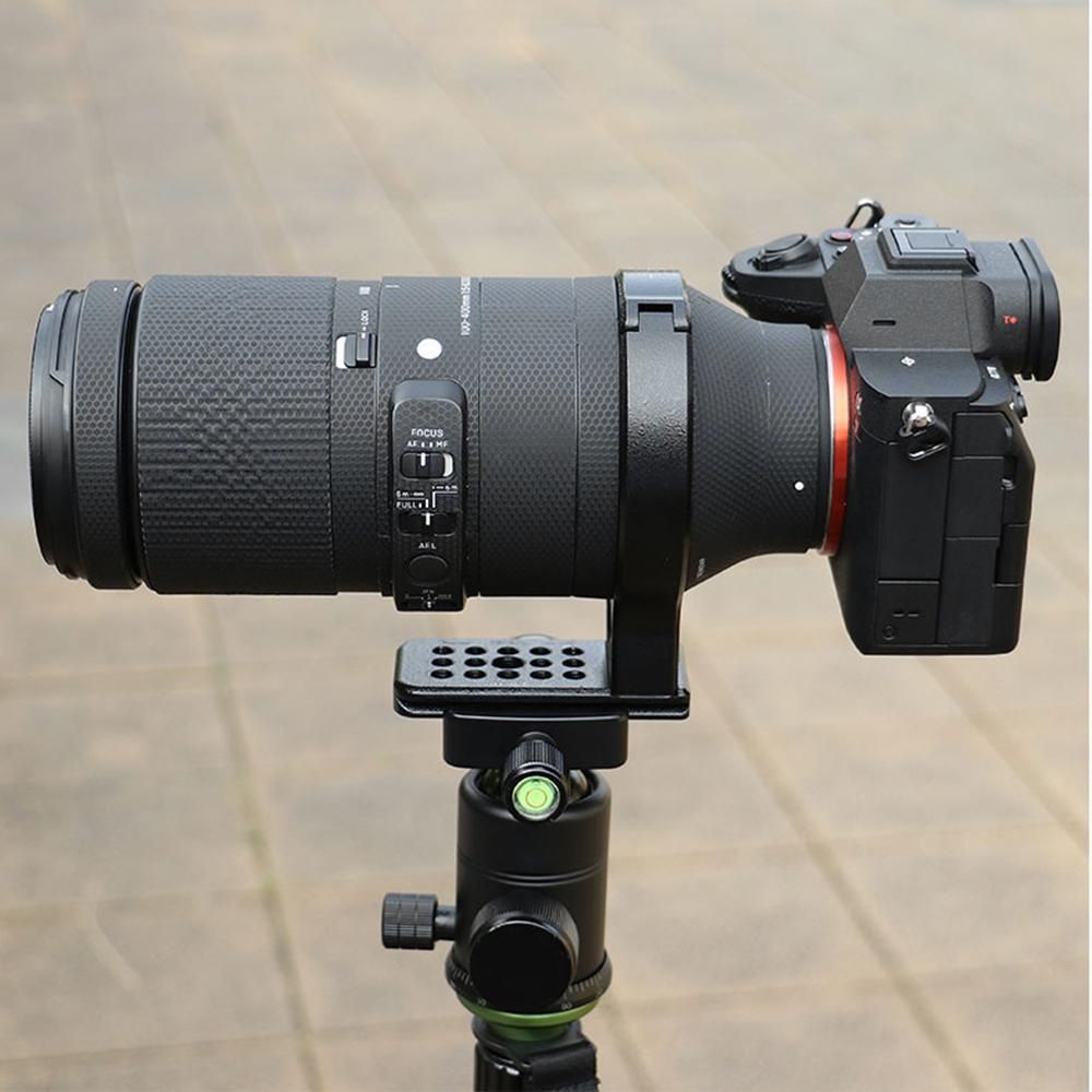 JLwin JL-23 82mm Tripod Mount Ring with 80mm Quick Release Plate 1/4in & 3/8in Threaded Holes Compatible with SIGMA 100-400mm/ 105mm F1.4DG HSM Lens