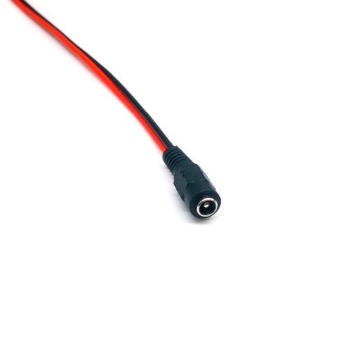 10 Pieces DC 12V Femal Power Supply Jack Connector Cable Plug Cord Wire 5.5mm X 2.1mm