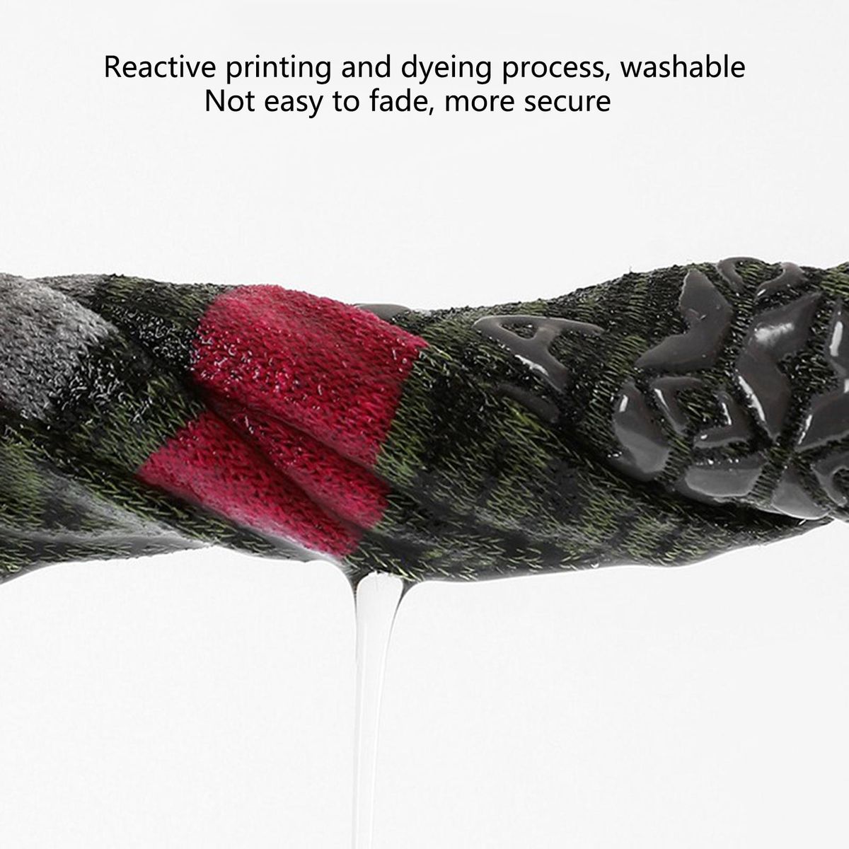 1 Pair Mid Tube Socks Sports Silicone Grip Football Socks Rose Red