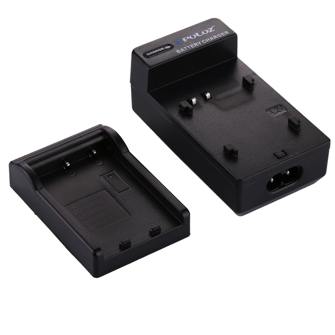 PULUZ Digital Camera Battery Car Charger For Fujifilm NP-60 / NP-30, Kodak K5000 / K5001, Olympus LI-20B, Samsung SLB-1037 / 1137 Battery