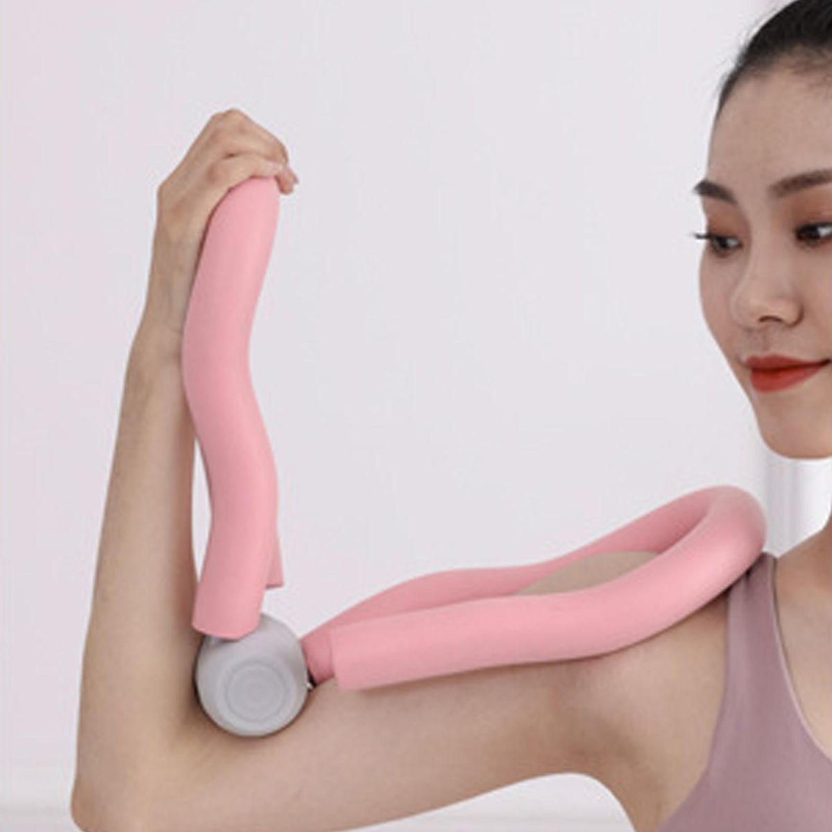 Leg Clamp Trainer Leg Thigh Hip Strengthening Device Pink