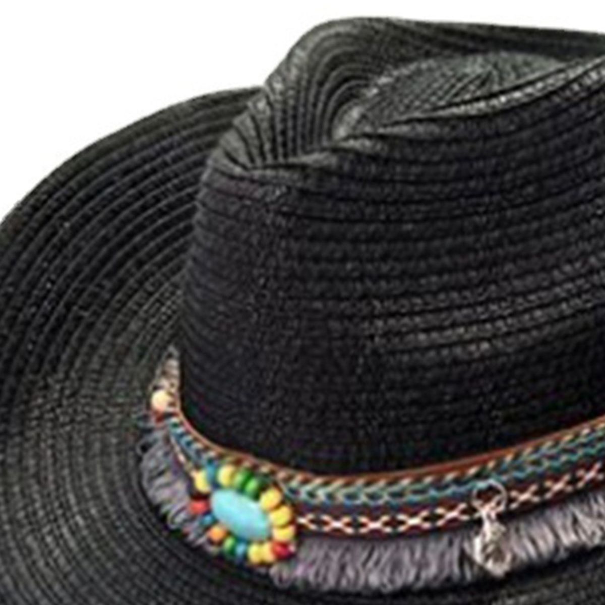Summer Cap Wide Brim Sun Protection Summer Cap Black