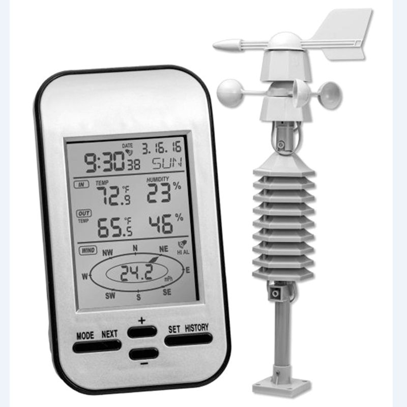 Professional Wireless Weather Station Anemometer Out Wind