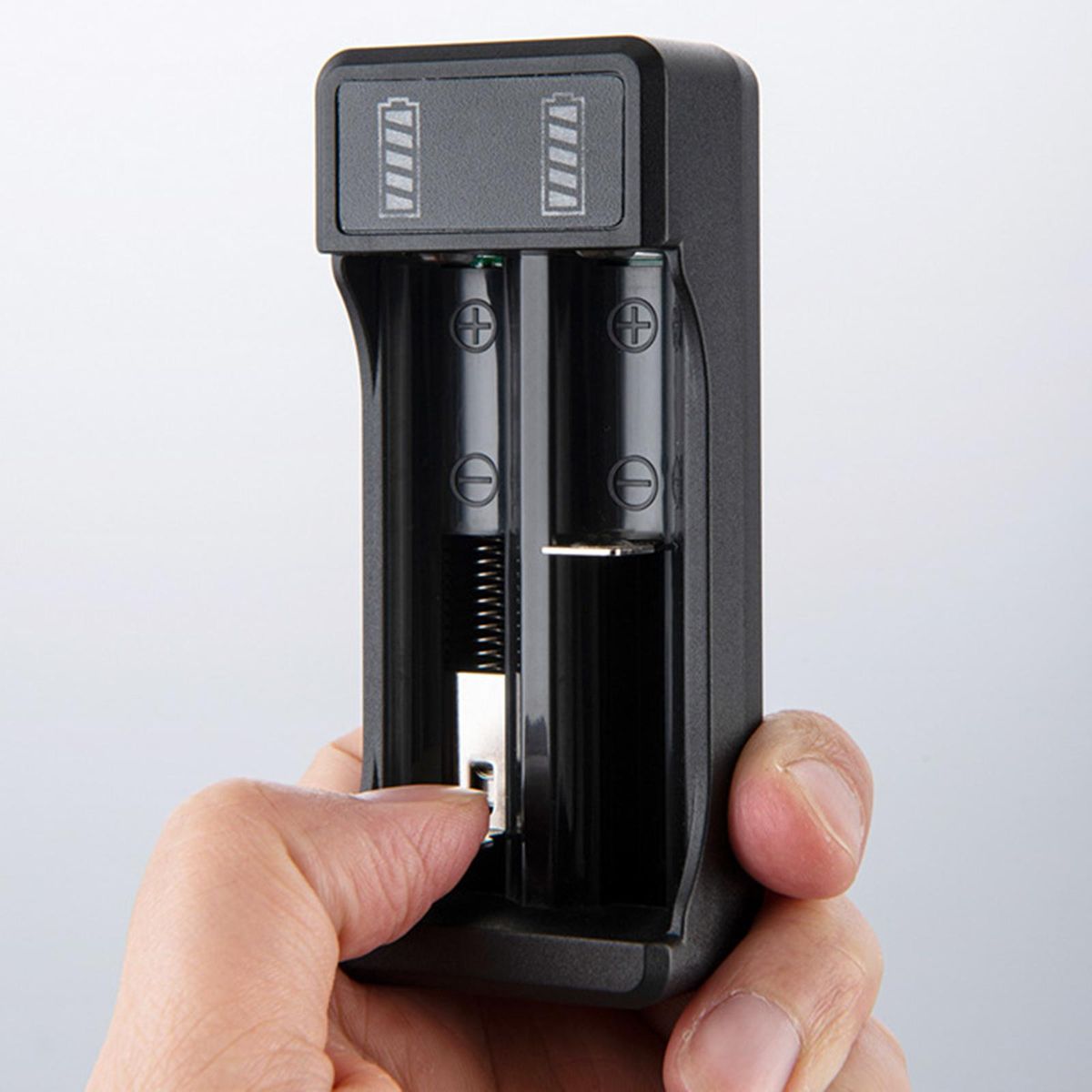 USB Battery Charger With LED Indicator For 3.7V/4.2V Lithium 2 Slot