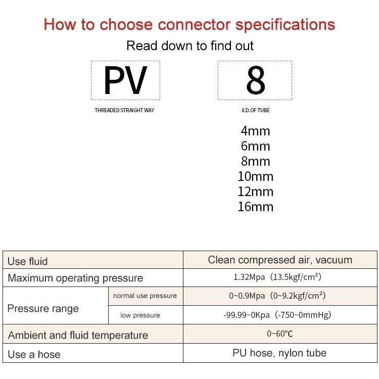 PV-4 10pcs PV Elbow Pneumatic Connector