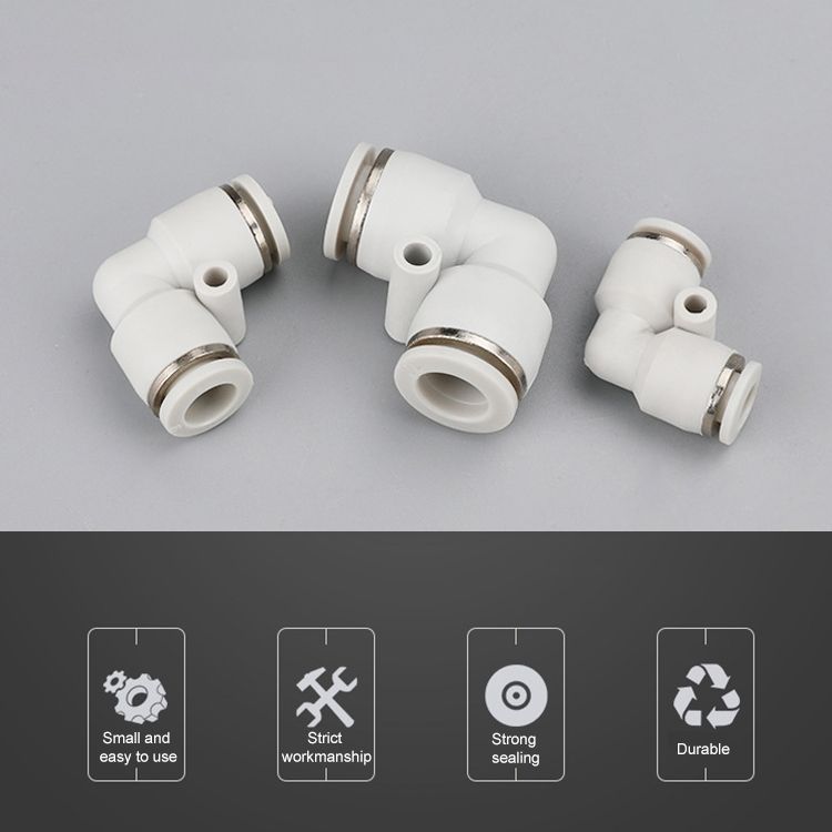 PV-4 10pcs PV Elbow Pneumatic Connector