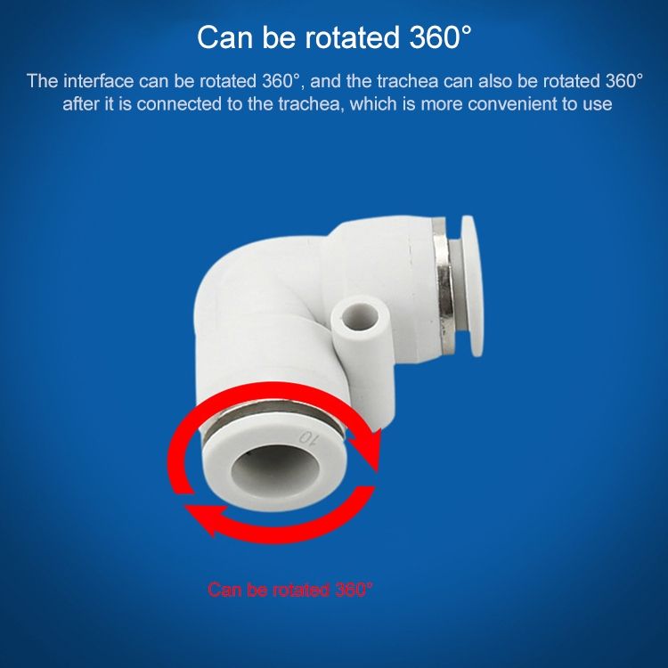 PV-4 10pcs PV Elbow Pneumatic Connector