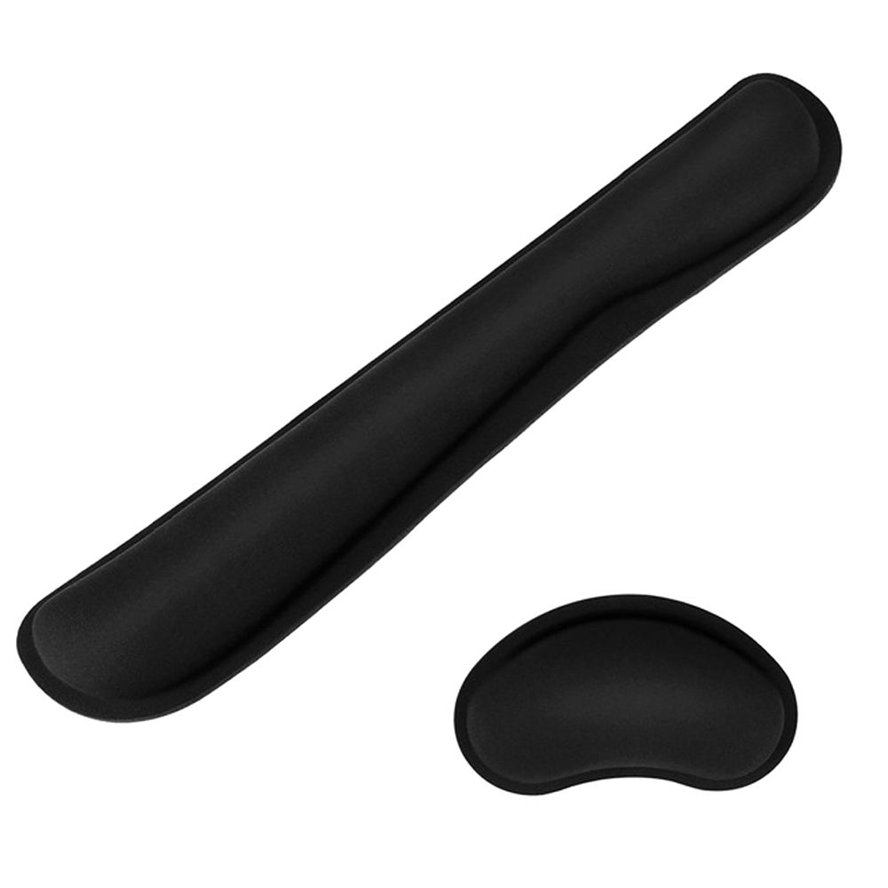 Wrist Rest Mouse Pad Keyboard Wrist Support Set Memory Foam