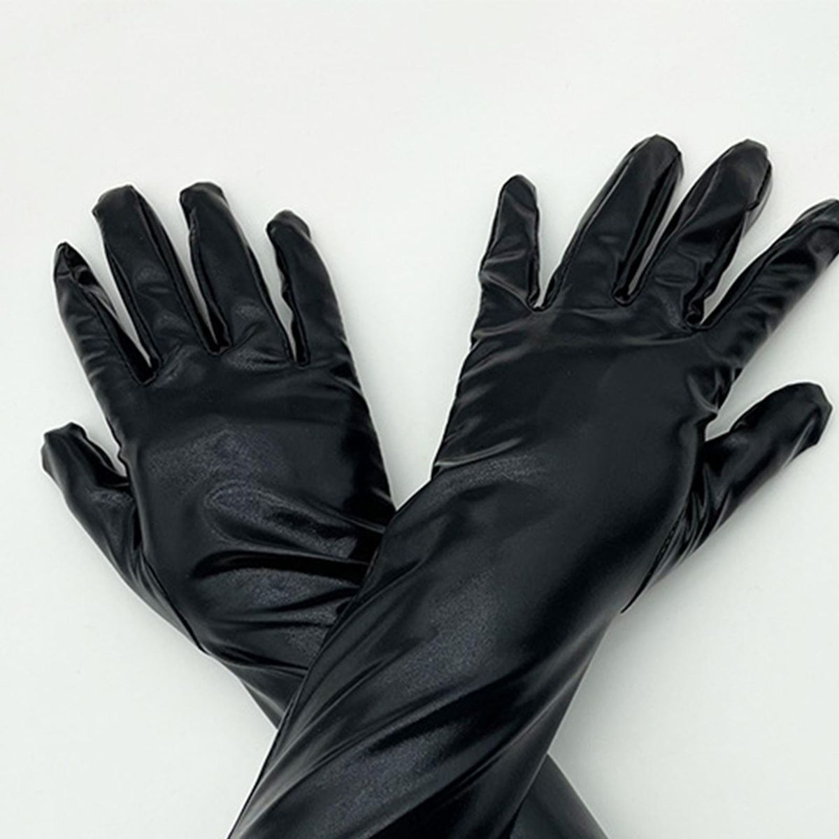 Mitten Elbow Classic Costume  Full Finger One Size Black