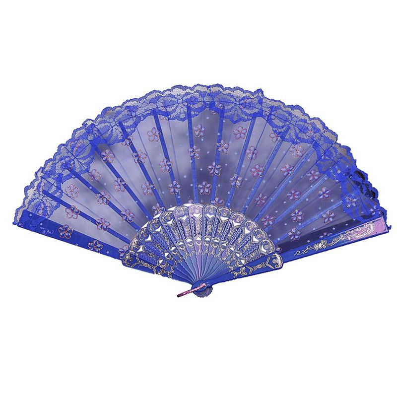 Retro Lace Kinds Silk 30 Style Fan Flower Chinese Fan Dance 9 Best Party Held Lace Folding Fan Wedding Wedding Decoration Hand