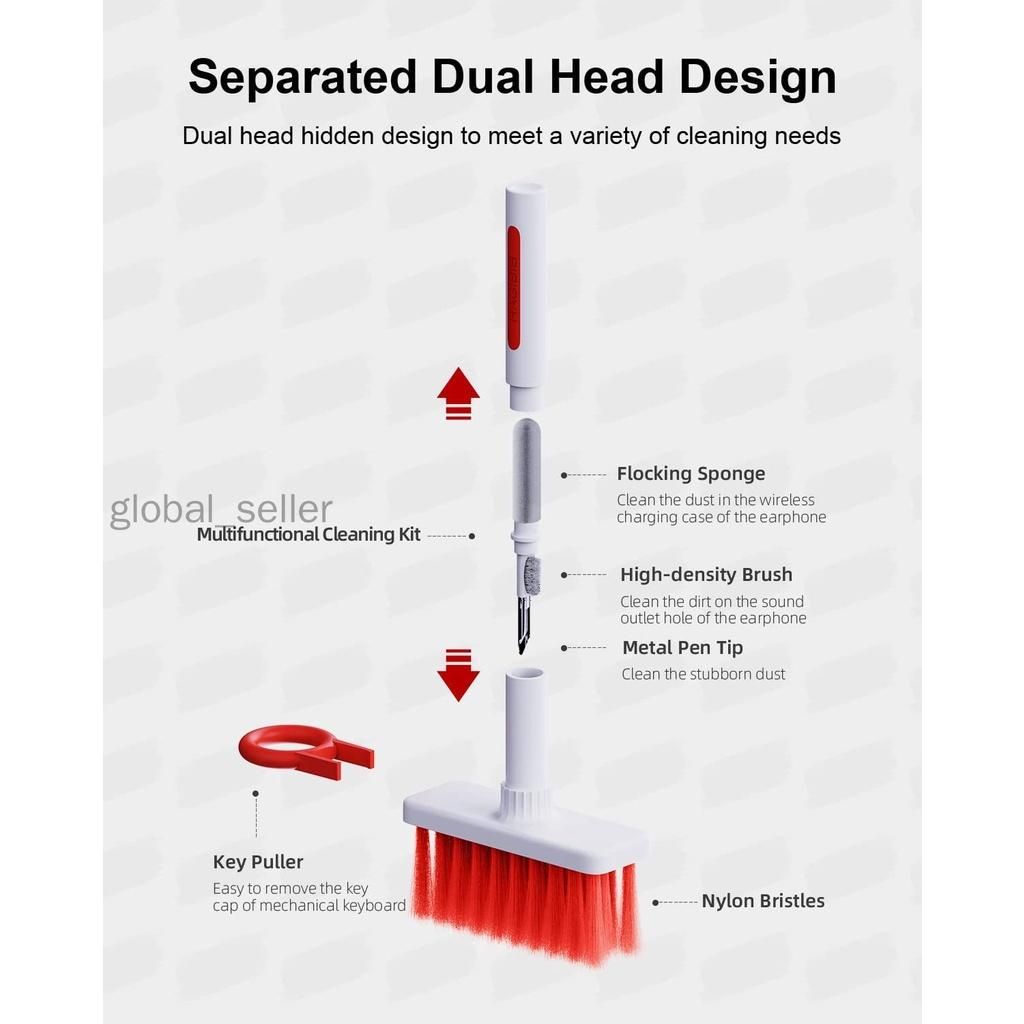 Hagibis Cleaning Soft Brush Keyboard Cleaner 5-in-1 Multi-Function Computer