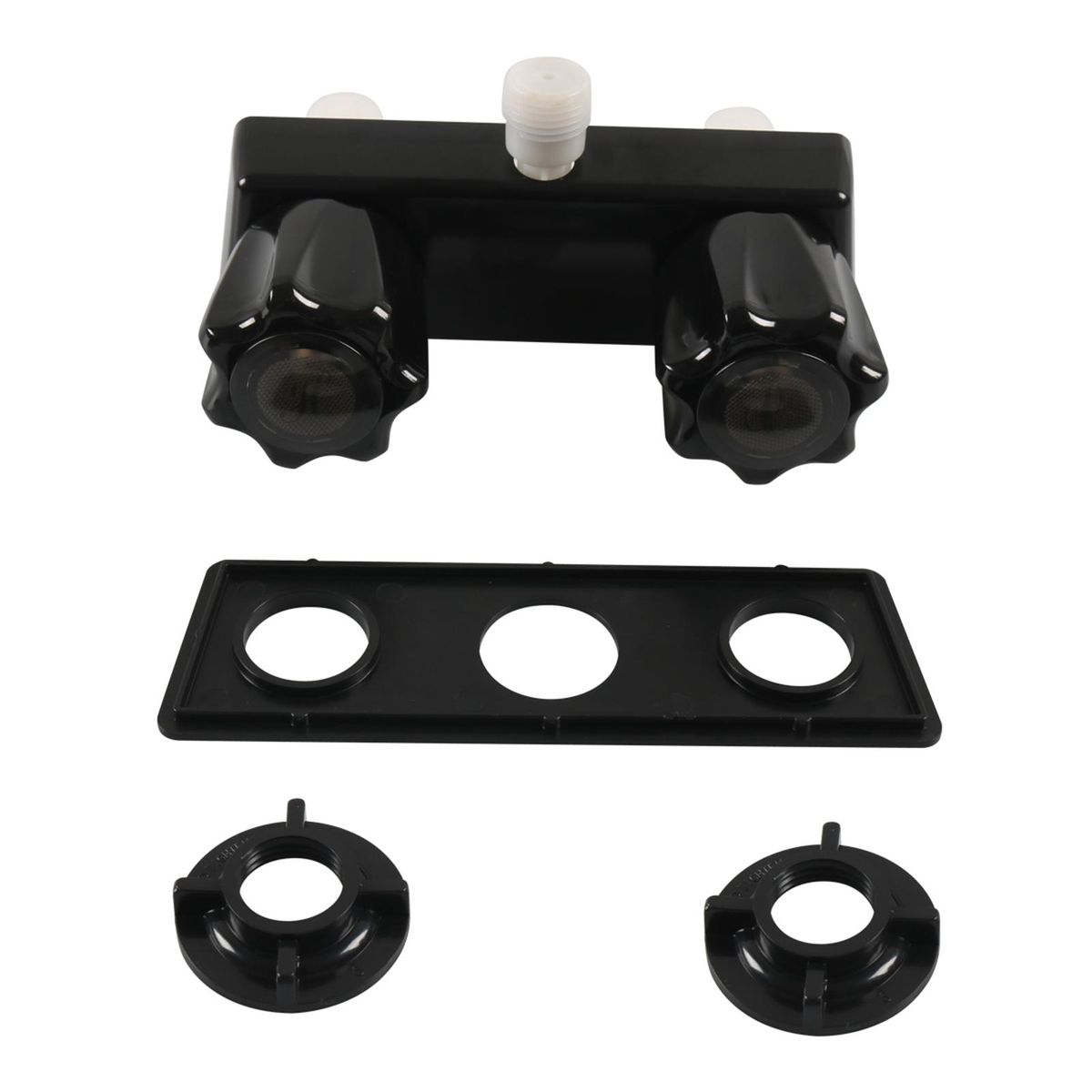 RV Shower Faucet RV Shower Valve Diverter 4” Bathroom Shower Mixing Valve Control for RV Camper with Dual Knobs