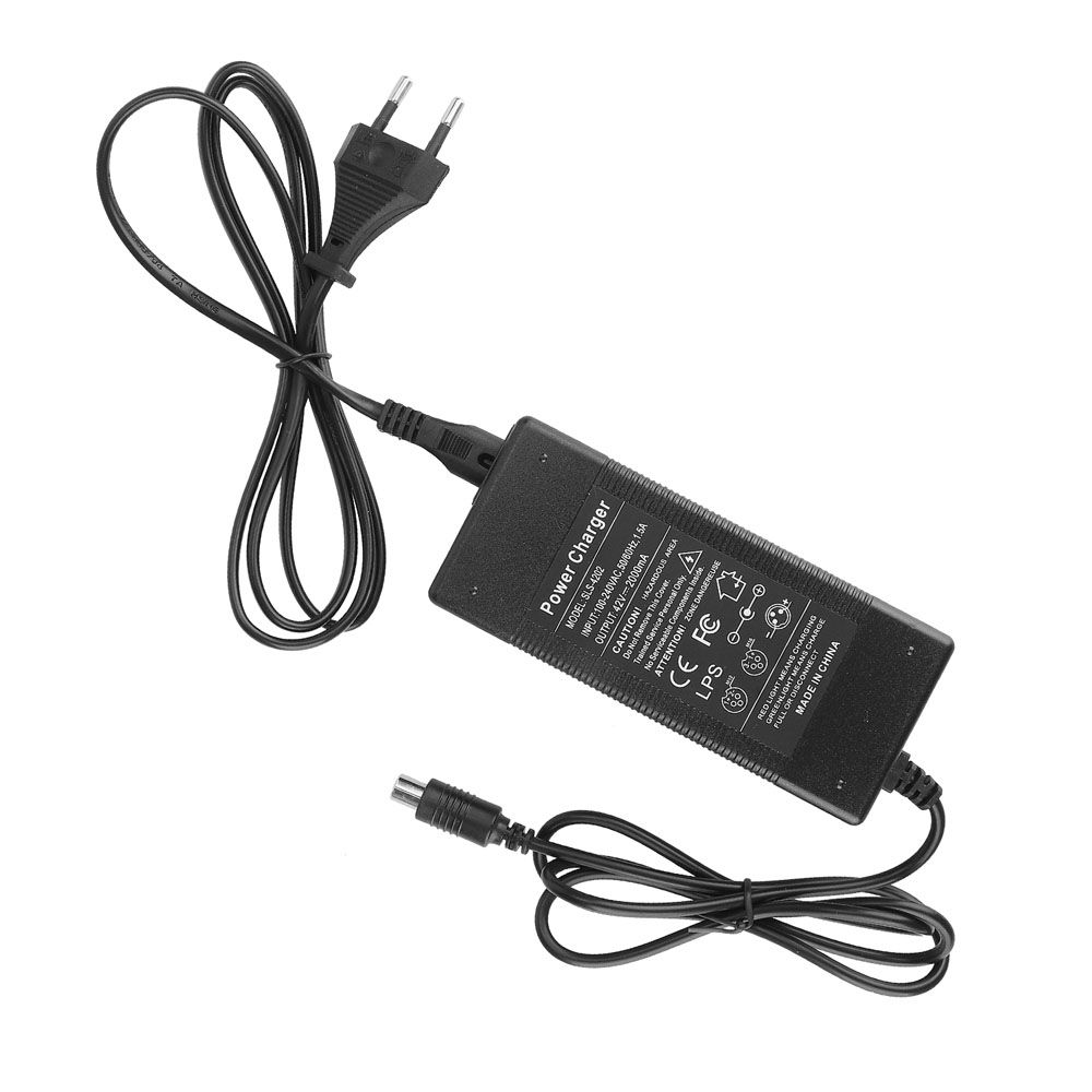 Electric Scooter Charger Adapter Battery Charger 42V 2A For