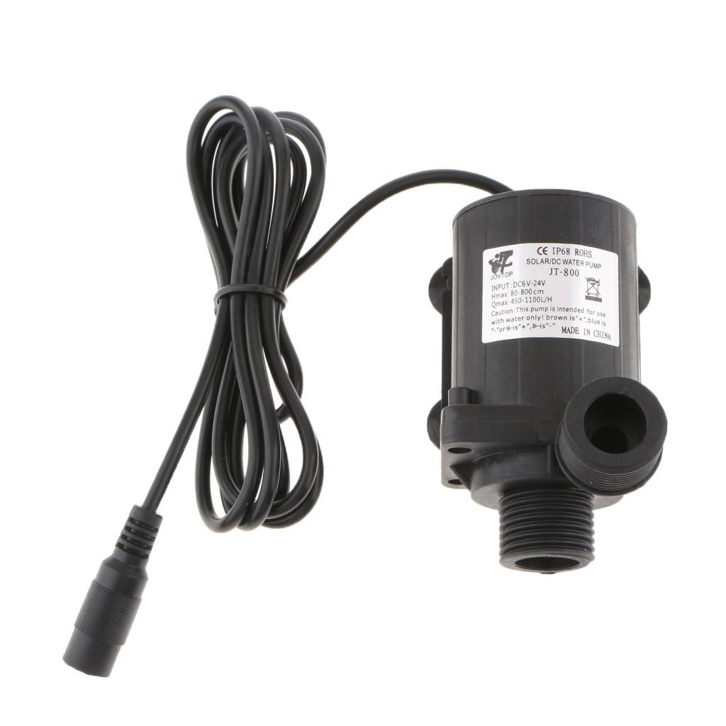 24V Mini Submersible Solar Water Pump Camping   Tank Aquarium 450