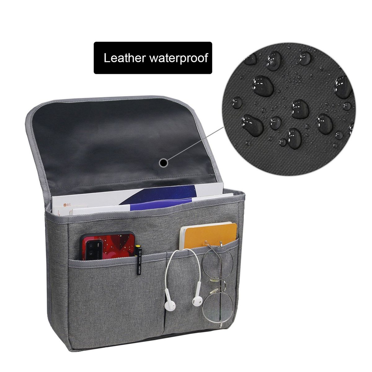 Travel Tote For Carrying Accessories On Wheelchair Rolling