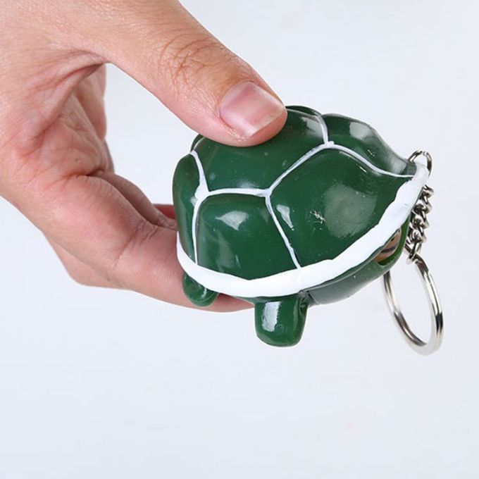 Fidget Sensory  Ball Pressure Stress Reliever Green With Ring