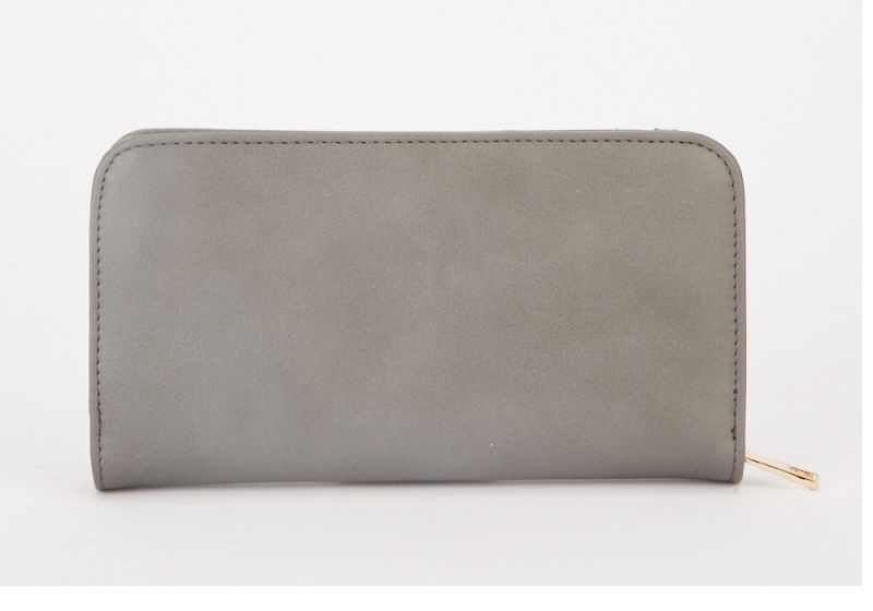 Ladies Trendy Purse Wallet - Grey