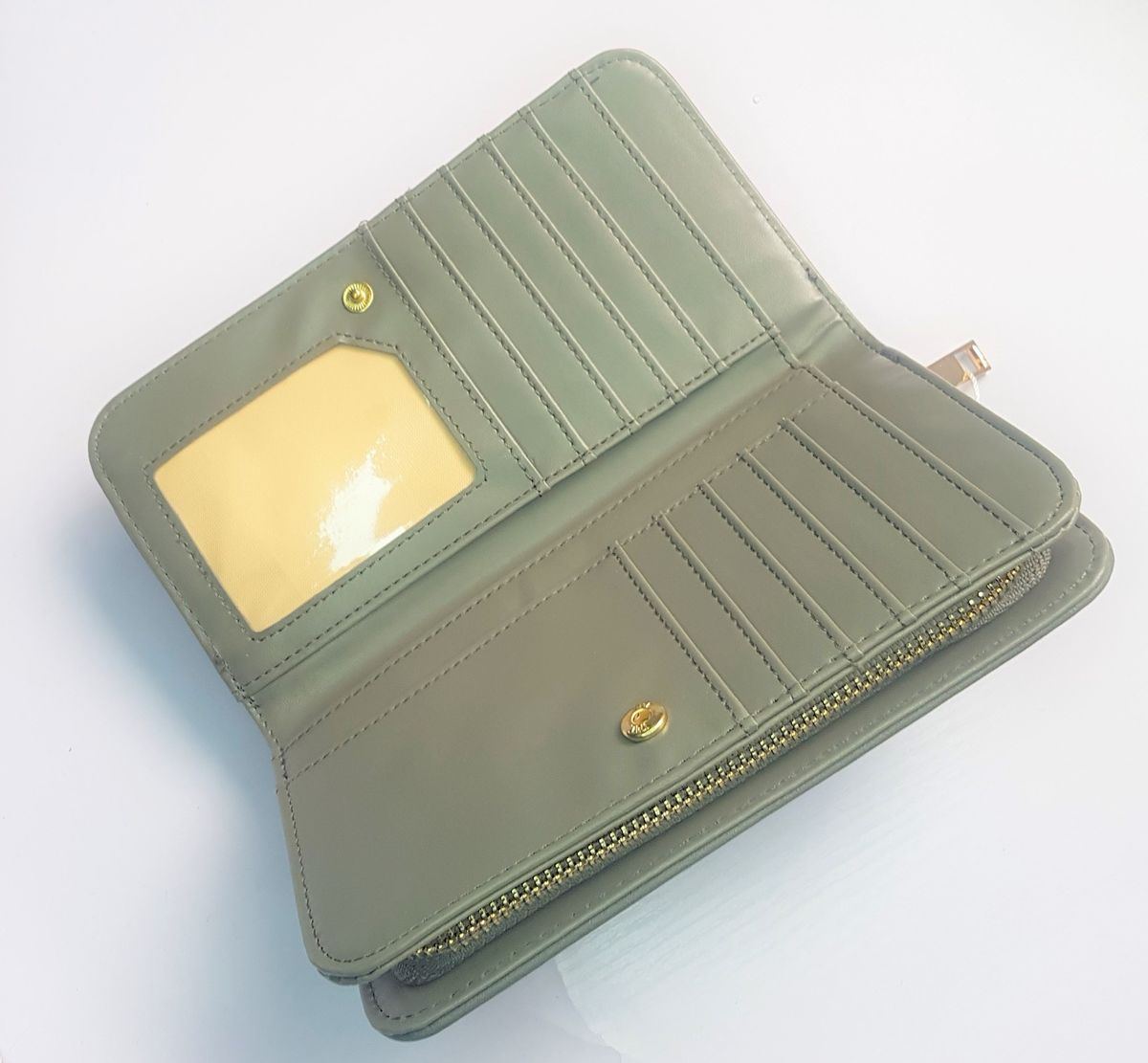 Ladies Trendy Purse Wallet - Grey