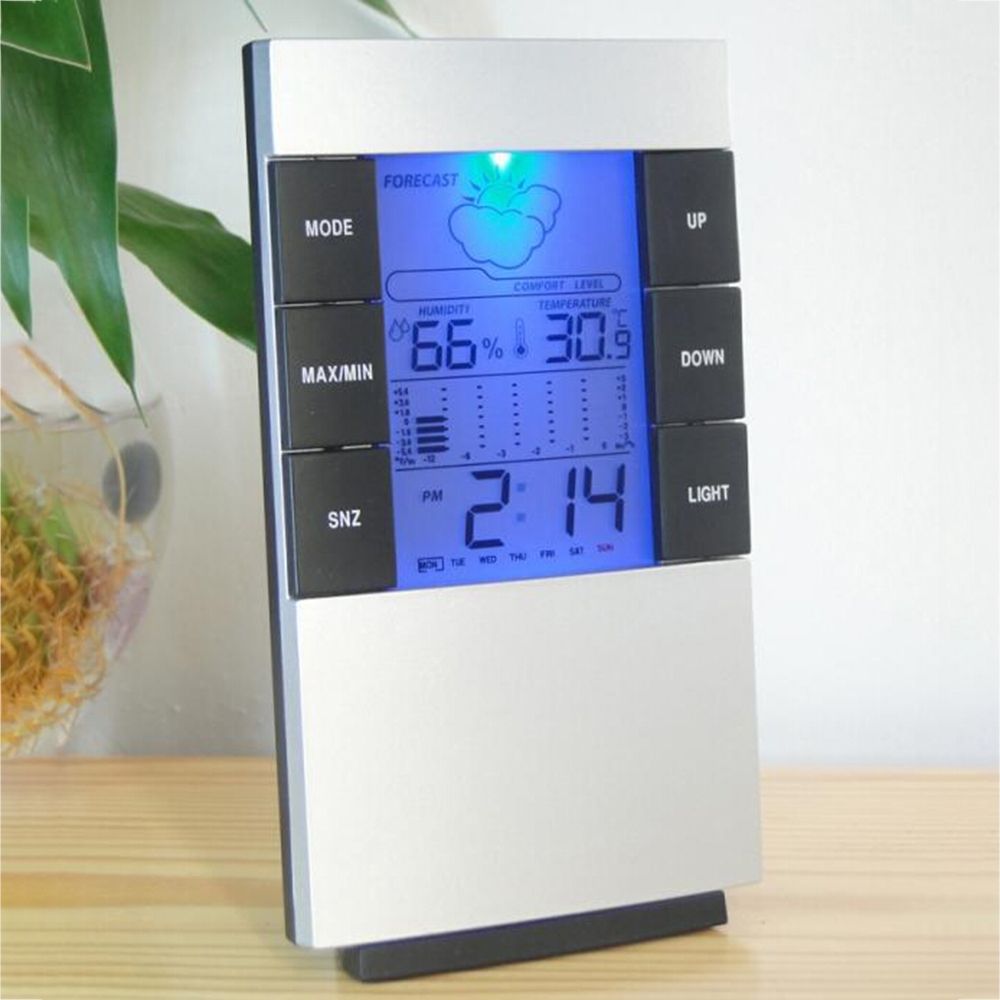 LCD Digital Temperature Humidity Thermometer Home Weather
