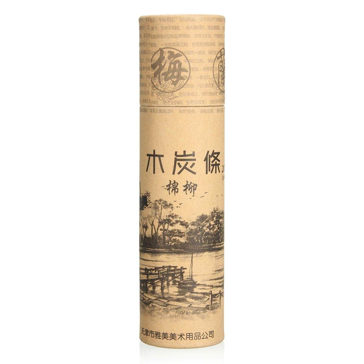 20pcs Profession Charcoal Dark Pencils Sketch Drawing Oil Willow Artist