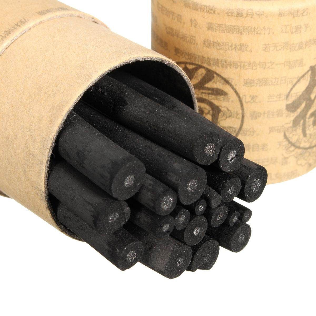 20pcs Profession Charcoal Dark Pencils Sketch Drawing Oil Willow Artist