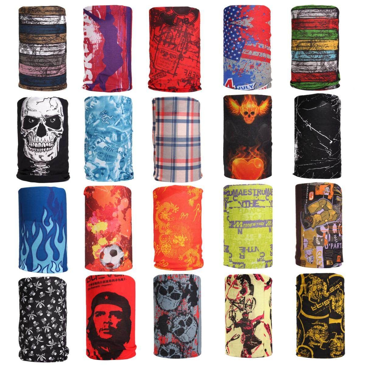 3PCSMulti Colors Tube Scarf Bandana Head Face Neck Gaiter Snood Headwear Beanie NO.11
