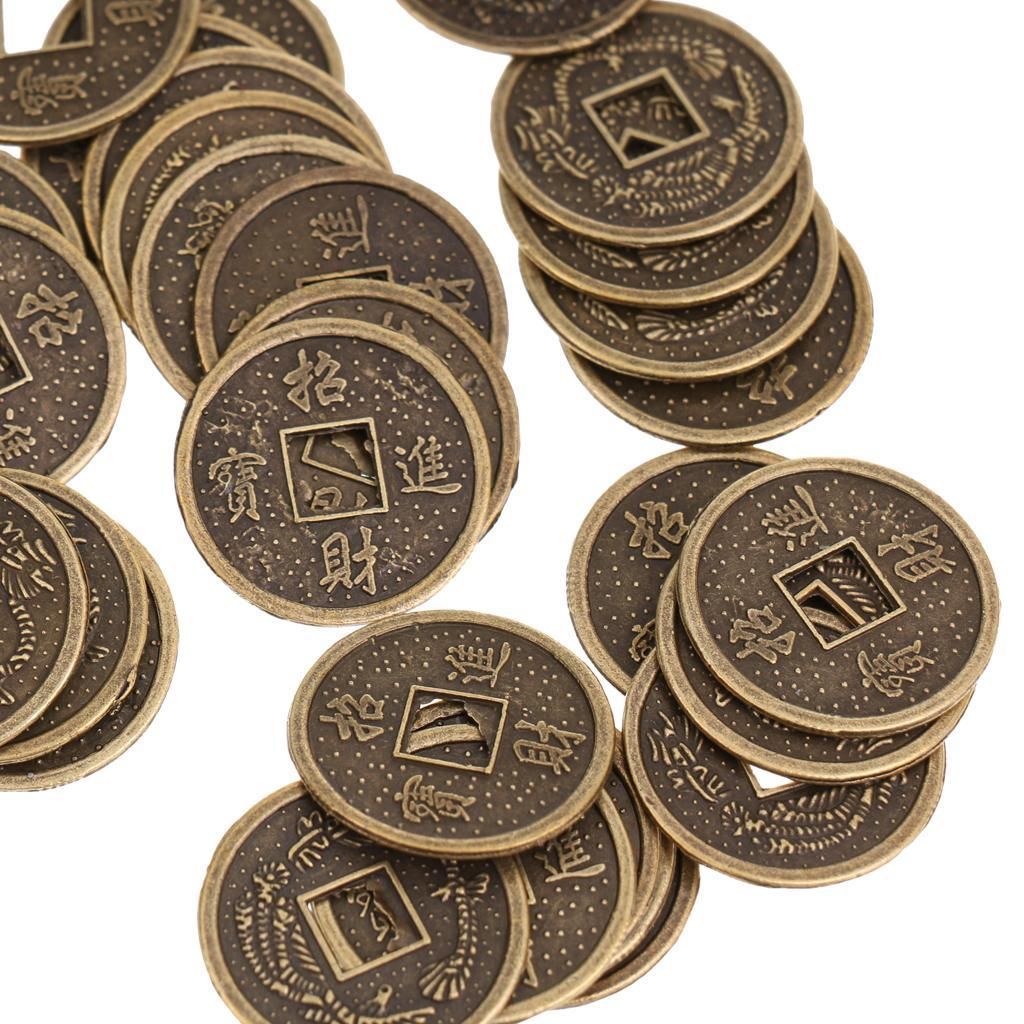 50 Pieces Fortune Auspicious   Souvenir Gifts 2cm Dia.