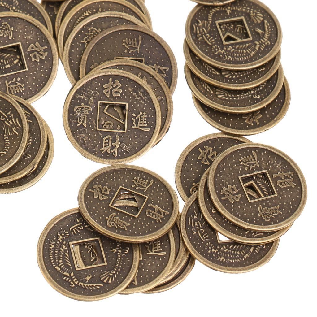 50 Pieces Fortune Auspicious   Souvenir Gifts 2cm Dia.
