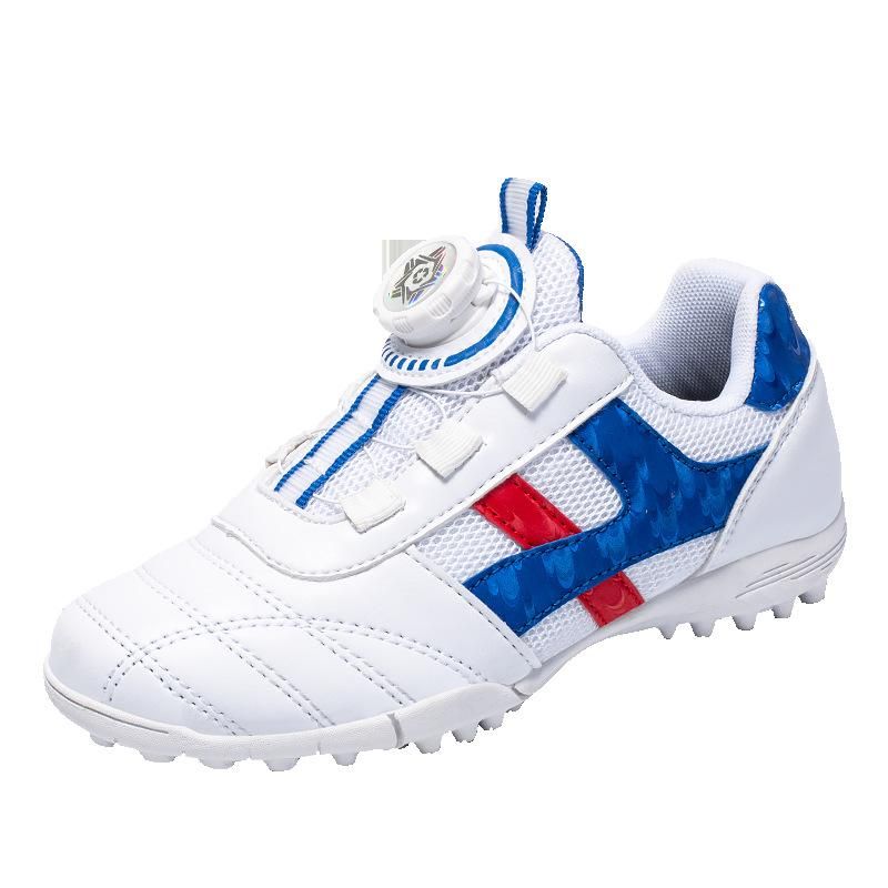 Soccer Shoes Children's Breathable Training Soccer Shoes Blue