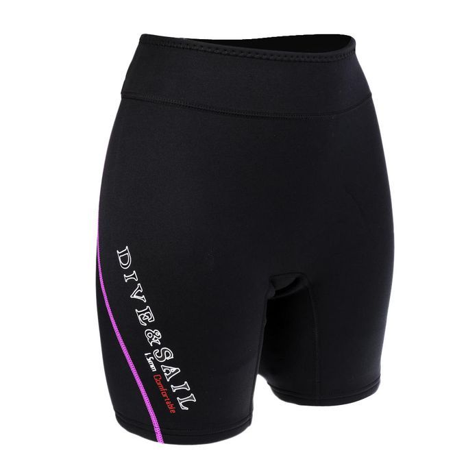 Women Men 1.5mm Neoprene Dive Shorts Jump Scuba S Purple For Women